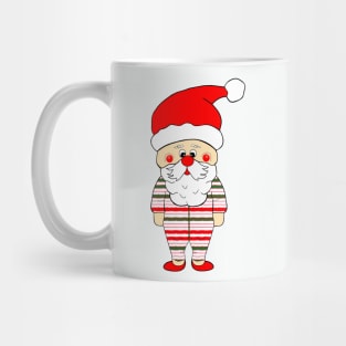 Striped Santa Mug